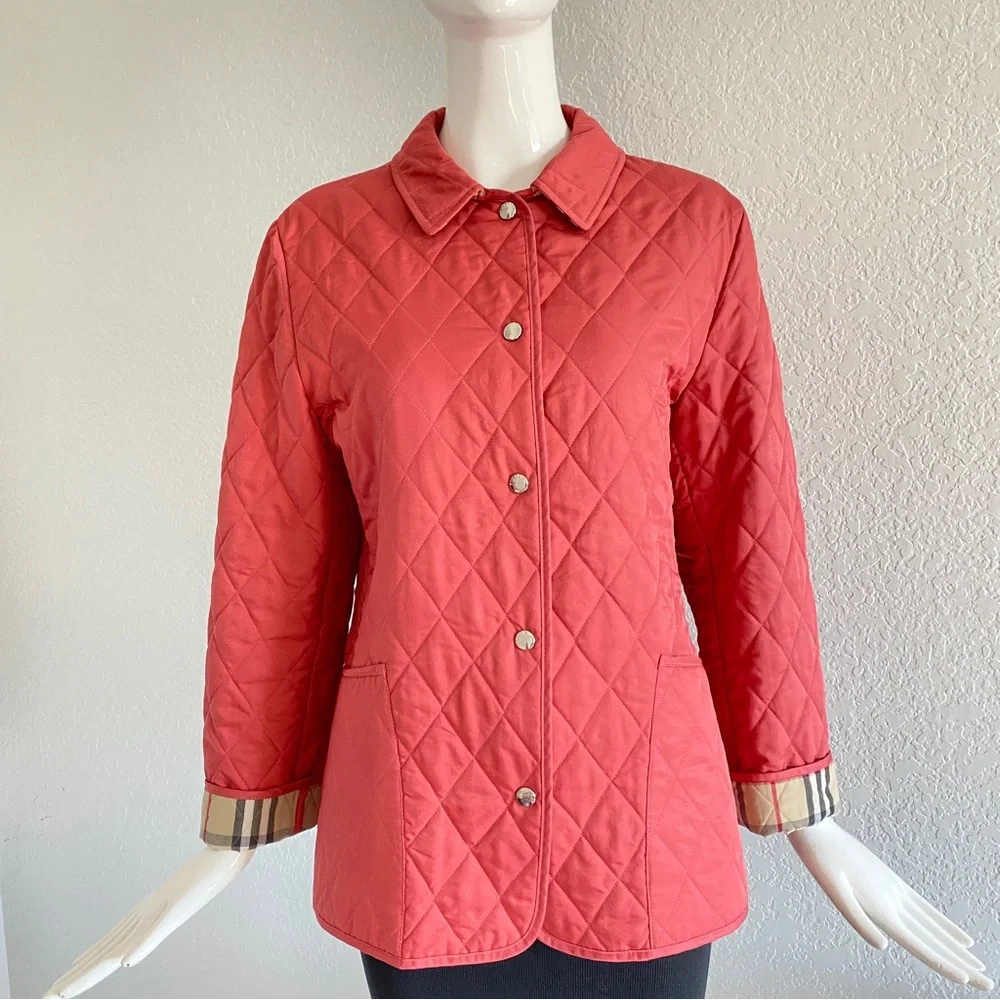 Burberry diamond quilted jacket